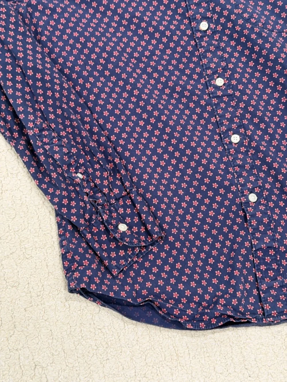 J.Crew Secret Wash Shirting Stretch Button Down Size Medium Slim